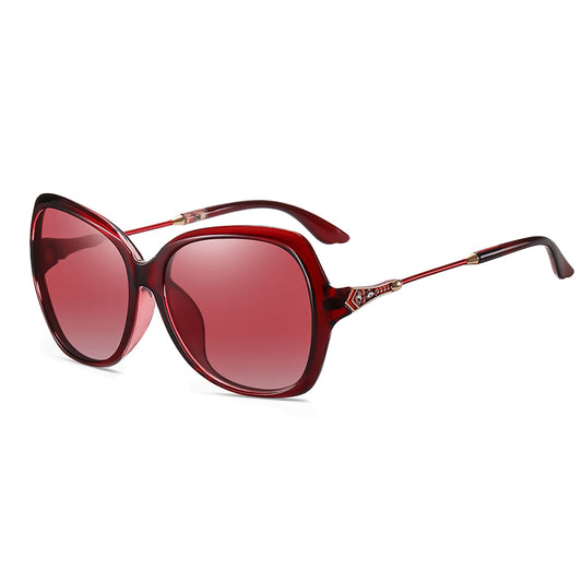 Dames Zonnebril Techsuit 8881, Gepolariseerd, UV-bescherming, Rood