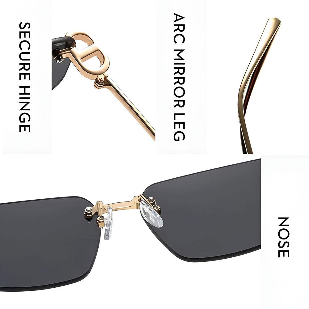 Lunettes de Soleil Unisex Techsuit S098, Or Marron