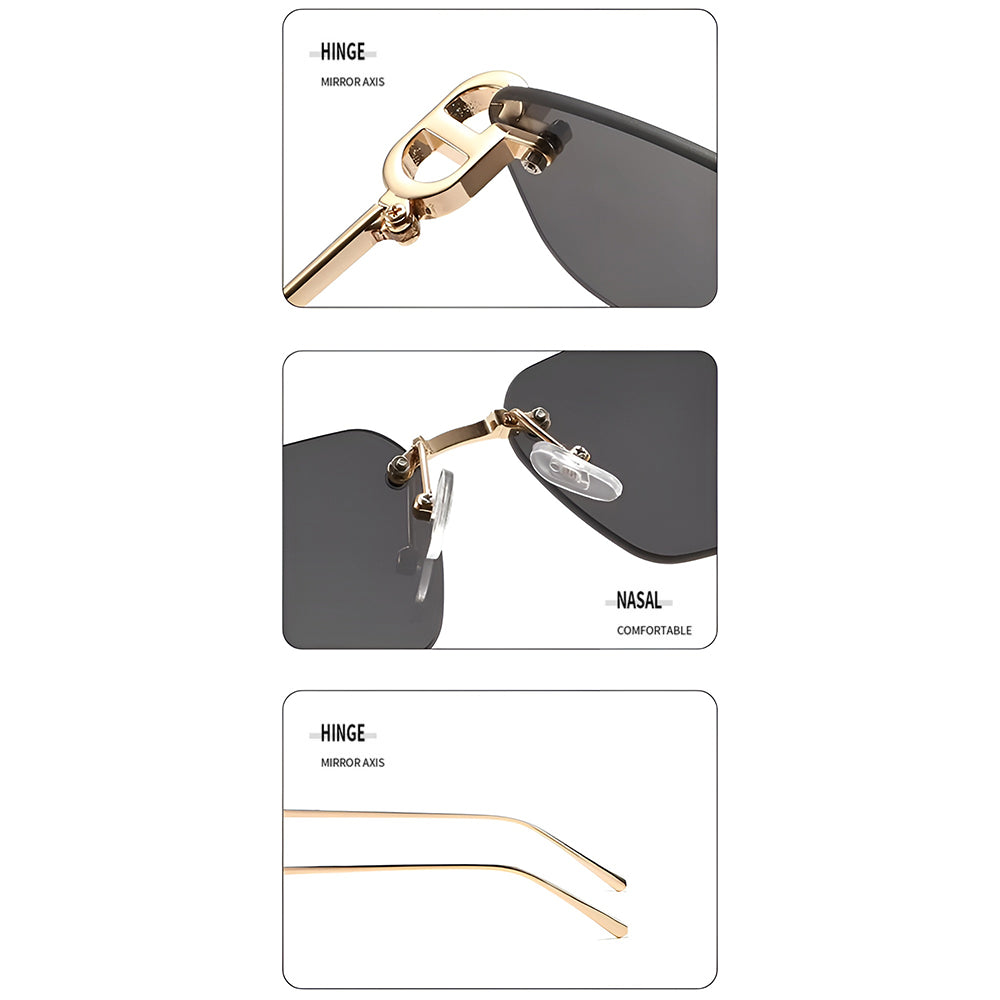 Lunettes de Soleil Unisex Techsuit S098, Or Marron