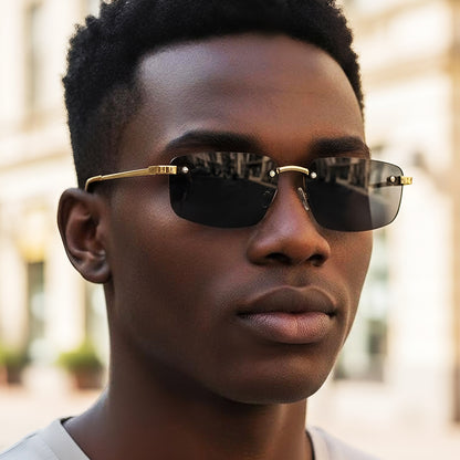 Lunettes de Soleil Unisex Techsuit S098, Doré Marron Clair