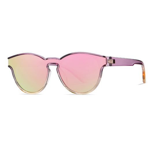 Lunettes de Soleil Unisex Techsuit TR7545, Polarisées, Protection UV, Violet Jaune Rose