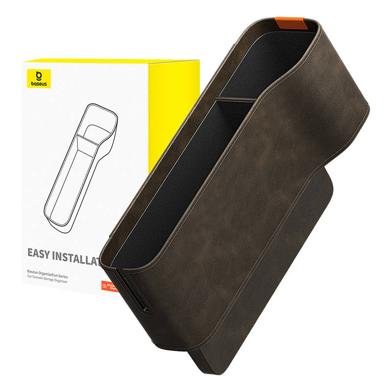 Baseus OrganizeFun Auto-Organizer für den Raum zwischen Konsole und Sitz, Braun C20256502001-00