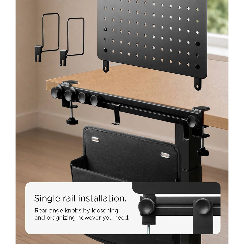 Metalen bureau-organizer Spigen LD406, zwart AHP11401