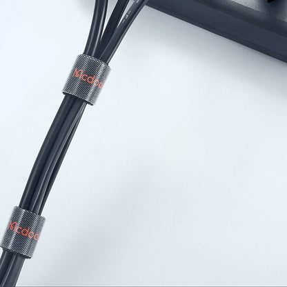 McDodo VS-0960 Kabelorganizer Belt, Velcro, 1m, Zwart