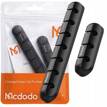 McDodo WF-5960 Kabelorganizer, Set van 2 stuks, Zwart