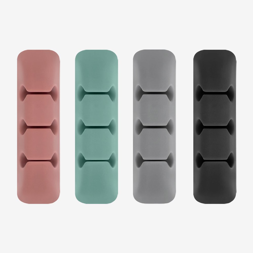 Ringke Kabelorganizer, Set van 4 stuks, Diverse Kleuren
