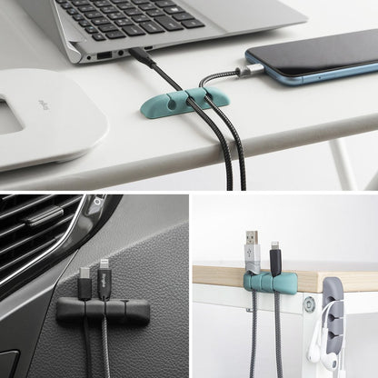 Ringke Cable Organizer, Set of 4, Black