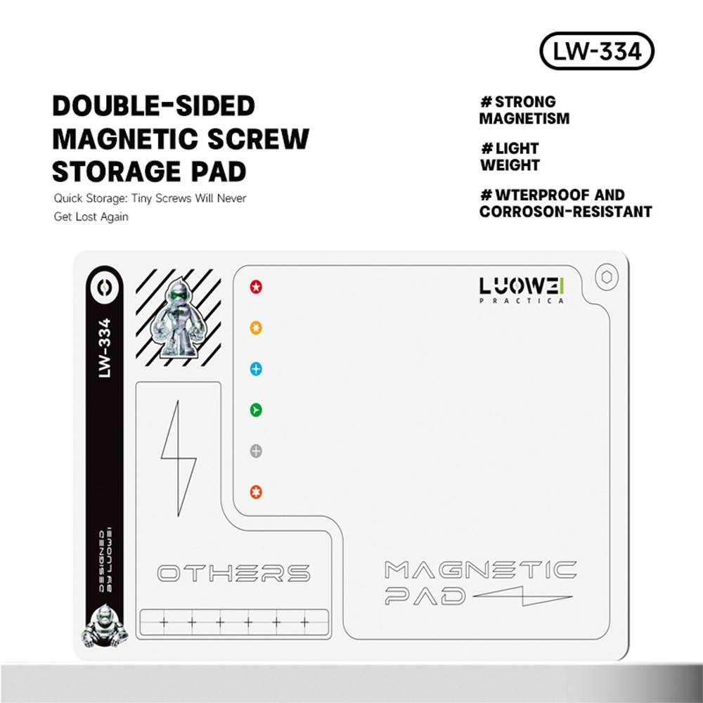 Magnetische Schraubenmatte Luowei LW-334