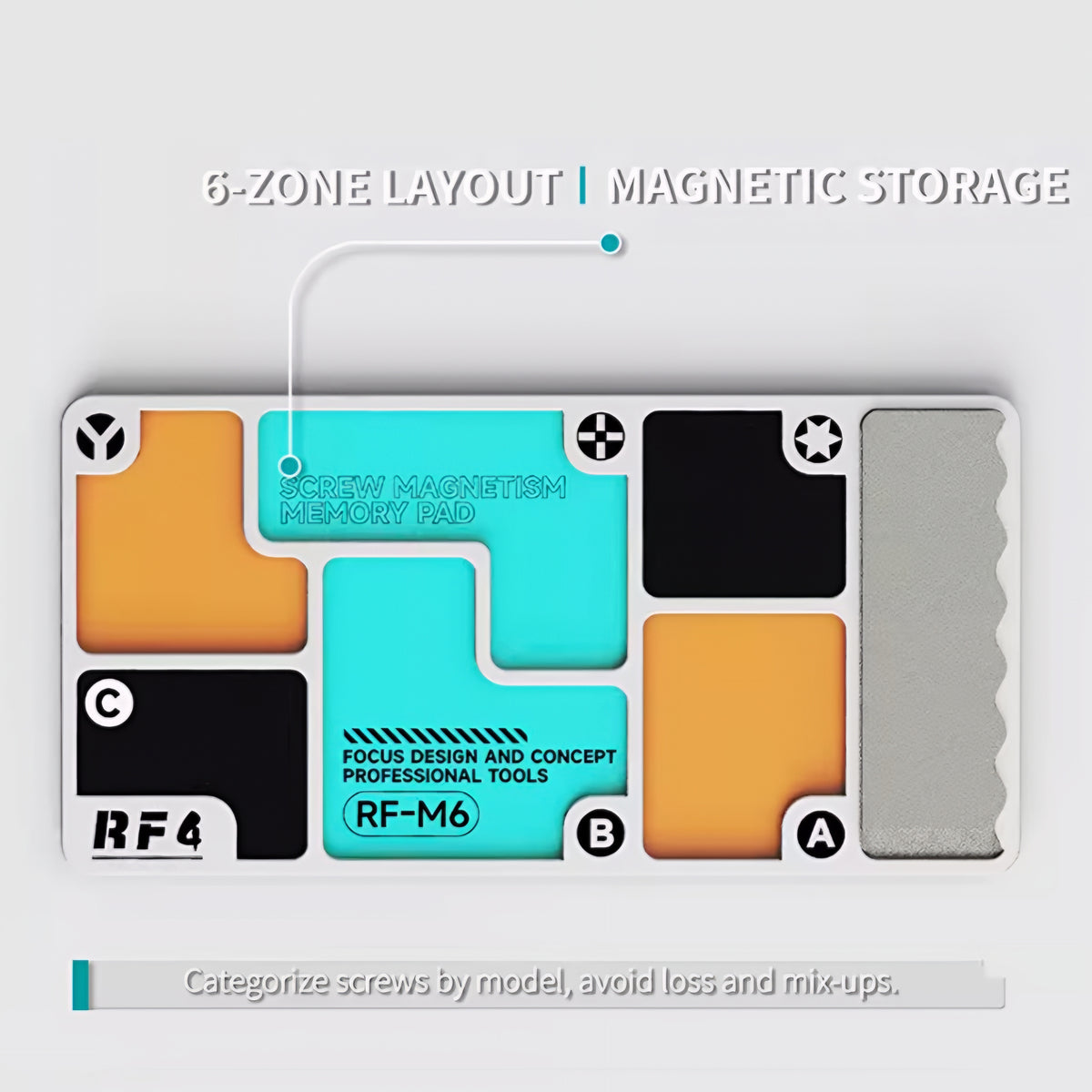 Tampon Magnétique pour Vis RF4 RF-M6