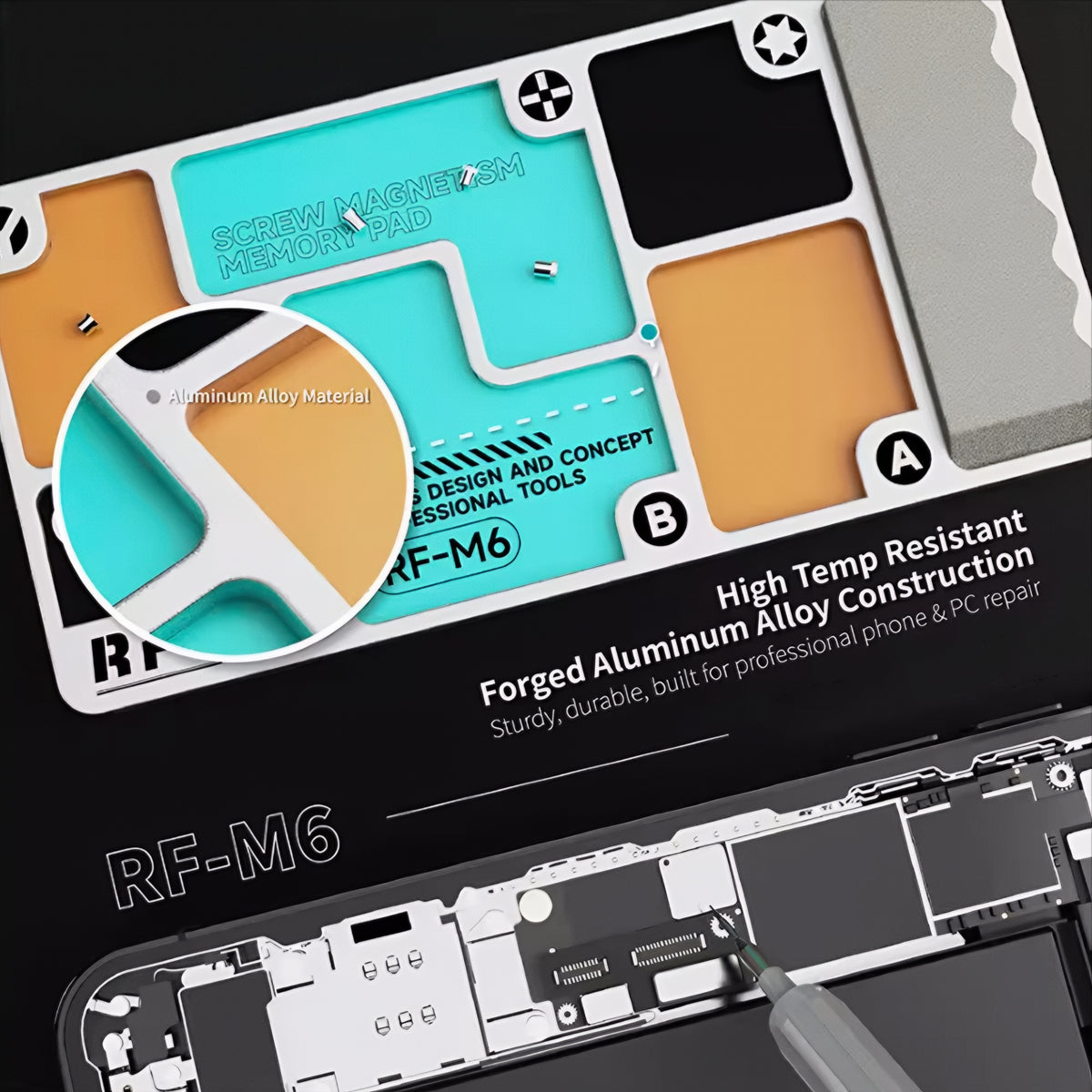 Tampon Magnétique pour Vis RF4 RF-M6