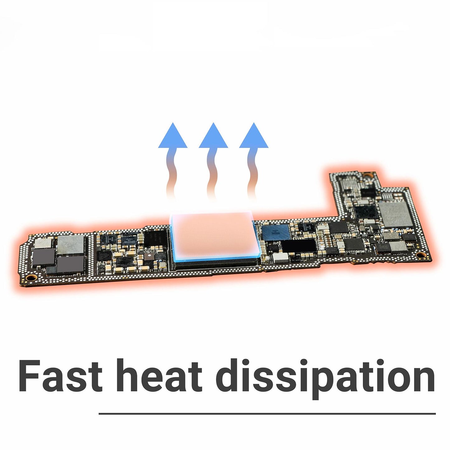 Pad Thermoconducteur 2UUL SC09, 17mm x 15mm x 1.5mm, Set de 50 pièces