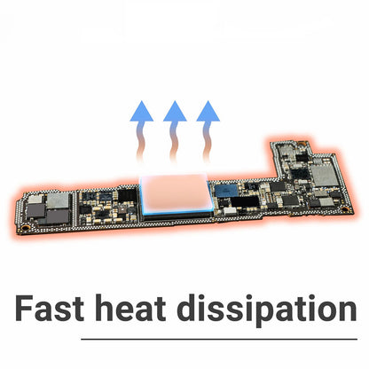 Pad Thermoconducteur 2UUL SC09, 17mm x 15mm x 1.5mm, Set de 50 pièces