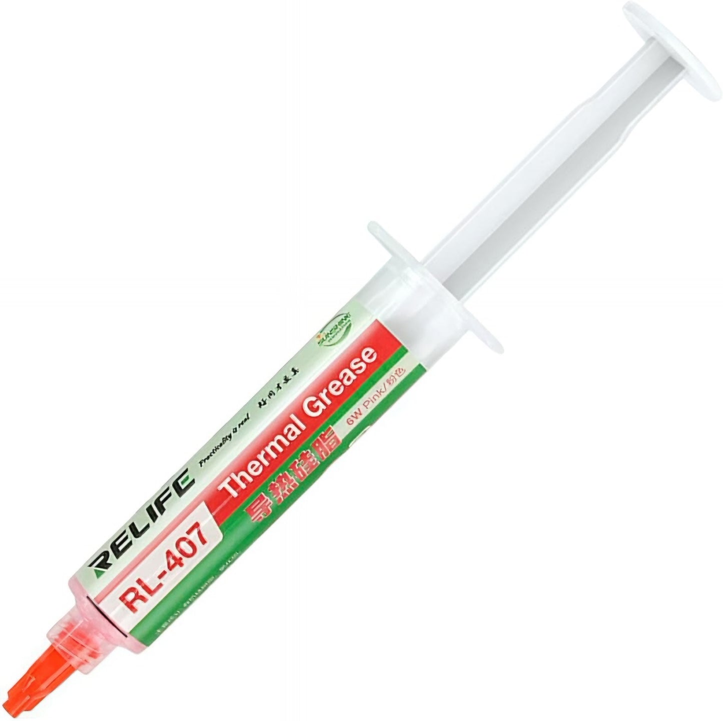 Wärmeleitpaste Relife RL-407, Spritzen-Typ, 20g, Rosa