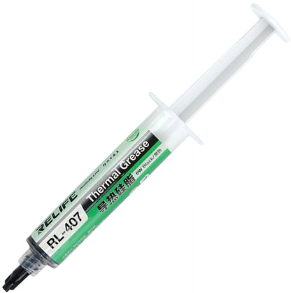 Relife RL-407 Wärmeleitpaste, Spritzen-Typ, 20g, Schwarz