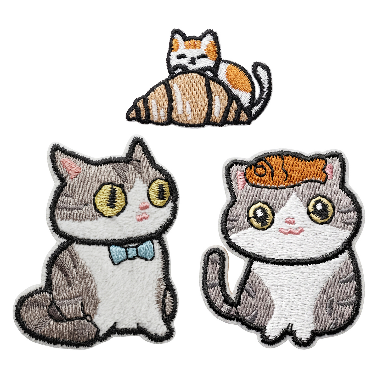 Patch / Textiel Patch OEM Cat 1, Set van 3 stuks, Multicolor