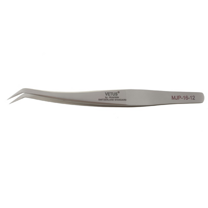 Gebogene Pinzette Vetus MJP-16-12