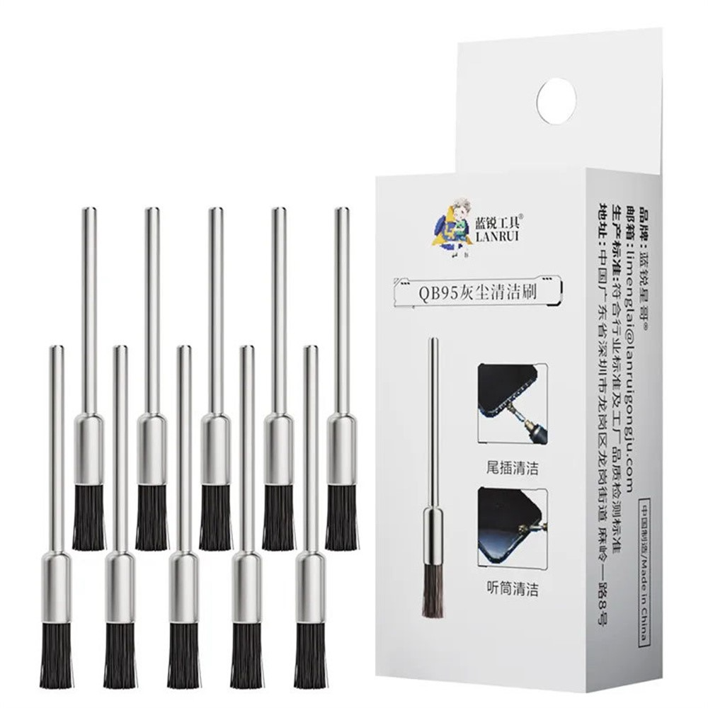 Brosse antistatique Lanrui QB95, 2,35 mm, lot de 10 pièces