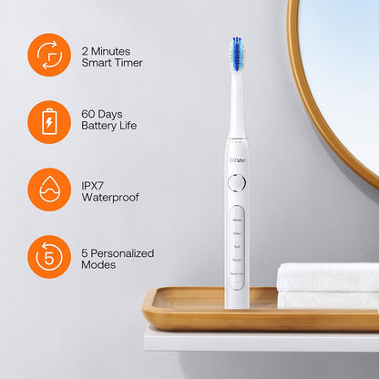 Brosse à dents électrique Bitvae D2, blanche