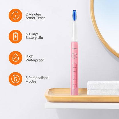 Elektrische Tandenborstel Bitvae D2, Roze