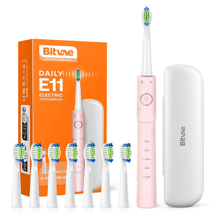 Bitvae E11 Electric Toothbrush, Pink