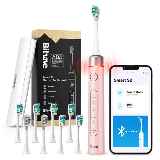Brosse à dents électrique Bitvae S2 Smart, rose