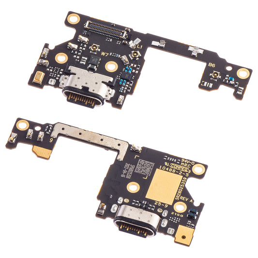 Motorola Edge 20 Carte du connecteur de charge du microphone, Service Pack 5P68C19203 