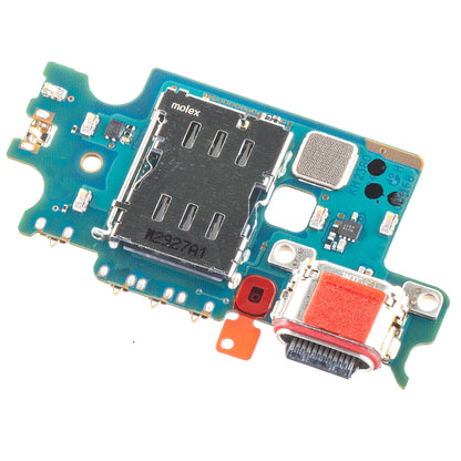 Samsung Galaxy S22+ 5G S906, Swap GH96-14805A - SIM-lezer module - Microfoon - Opladen Connector Board met Swap GH96-14805A 