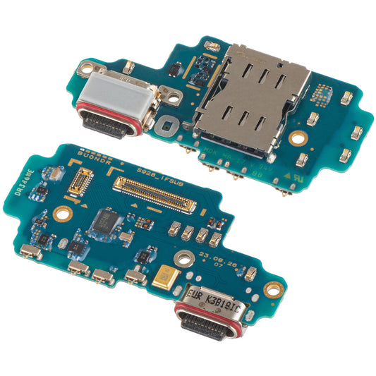 Laadconnectorplaat - Microfoon - SIM-kaartlezer module Samsung Galaxy S24 Ultra S928