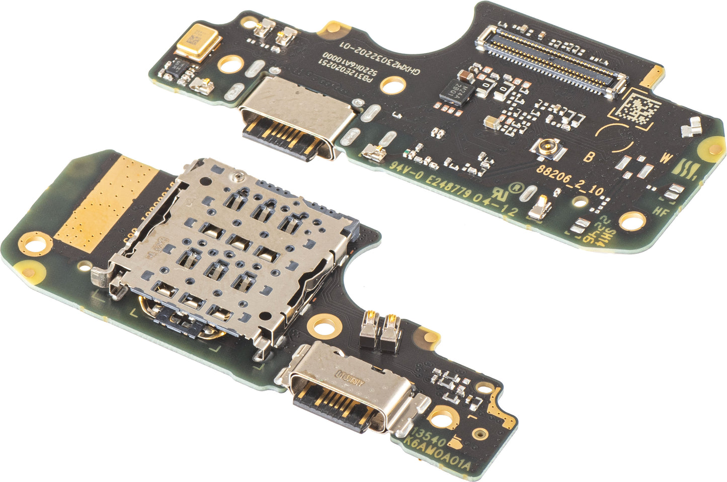 Laadconnector - Microfoon - SIM-lezer Module Xiaomi Redmi Note 12 Pro 4G, Service Pack 5600020K6A00
