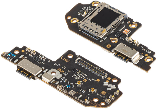 Carte avec Connecteur de Charge - Microphone - Module Lecteur SIM Xiaomi Poco X4 GT, Service Pack 5600020L1600