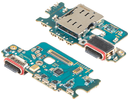 Carte avec Connecteur de Charge - Microphone - Module Lecteur SIM Samsung Galaxy S25 S931, Swap GH96-18238A