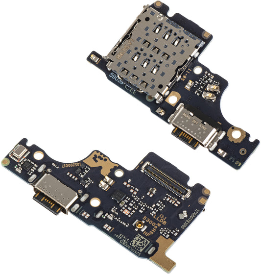 Ladeanschlussplatine - Mikrofon - SIM-Kartenleser Modul Xiaomi Poco M7 Pro 5G / Redmi Note 14 5G, Service Pack 56002100O1700