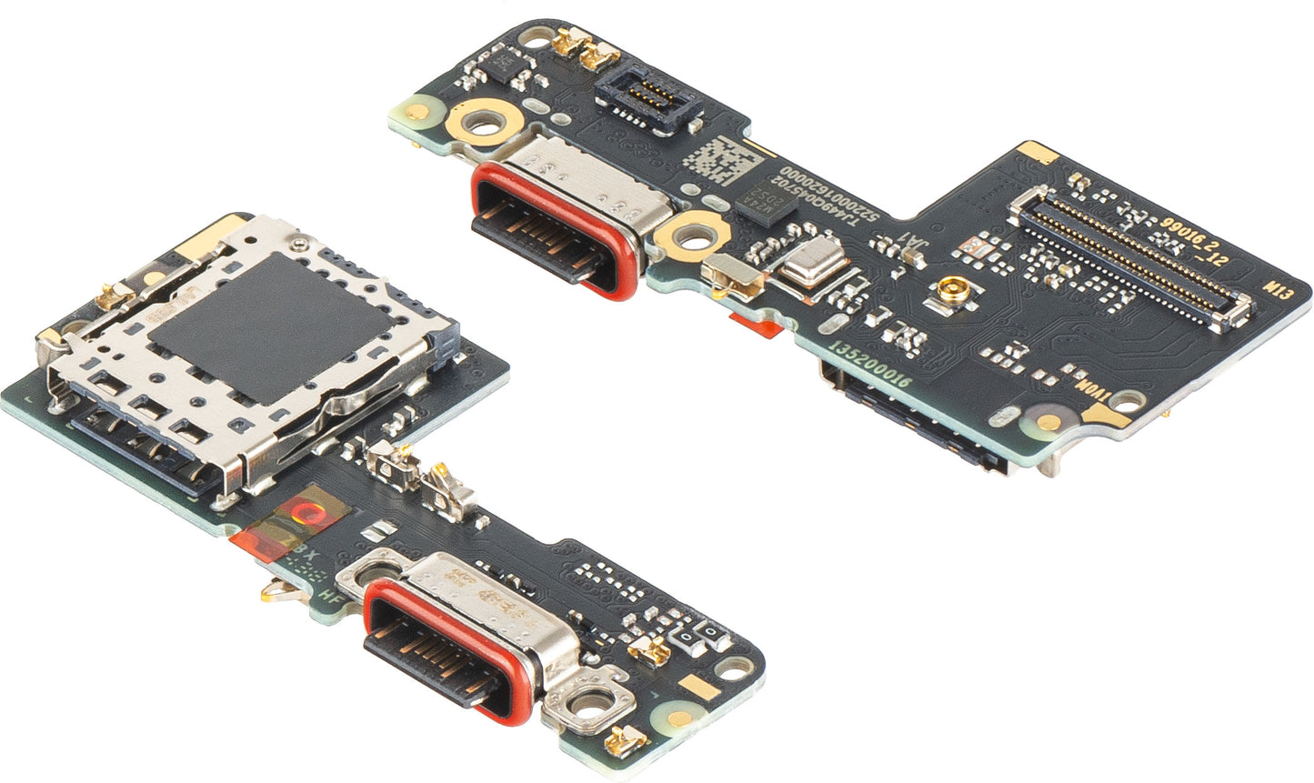 Carte avec Connecteur de Charge - Microphone - Module Lecteur SIM Xiaomi Redmi Note 14 Pro 5G, Service Pack 56002600O1600