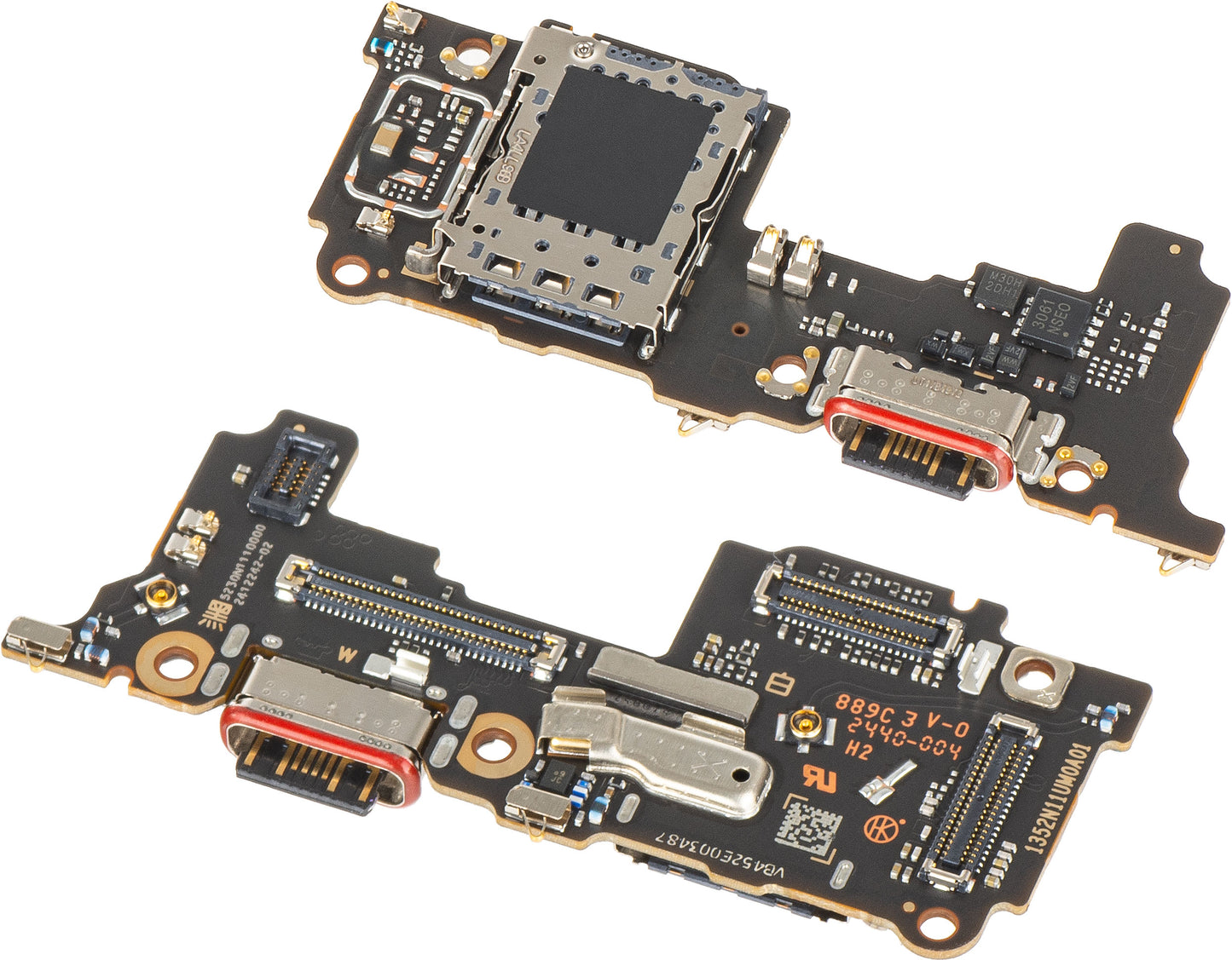 Carte avec Connecteur de Charge - Microphone - Module Lecteur SIM Xiaomi Poco F6 Pro, Service Pack 5600170N1100