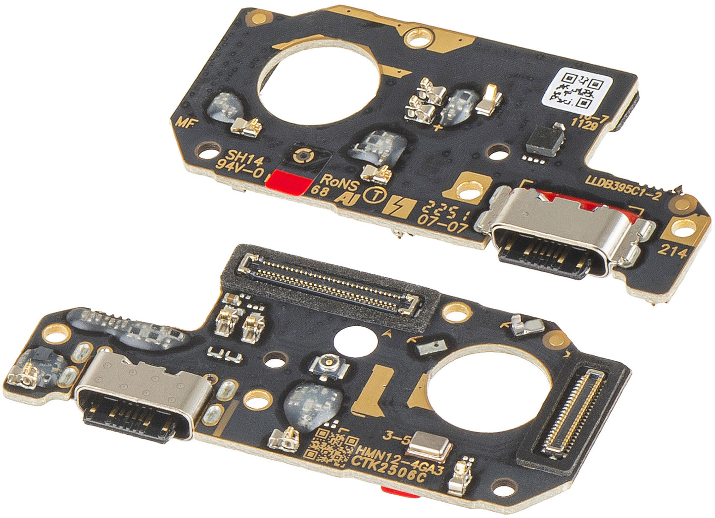 Laadconnectorbord - Microfoon Xiaomi Redmi Note 12 4G