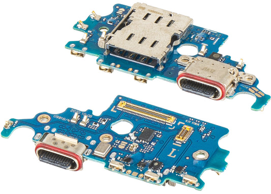Laadconnectorplaat - Microfoon - SIM-kaartlezer module Samsung Galaxy S21 5G G991