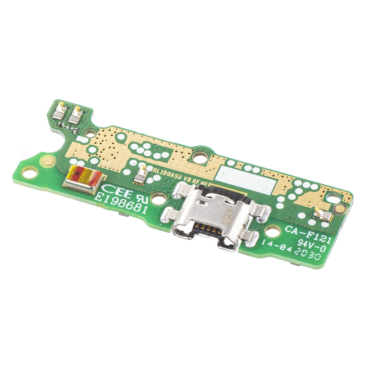 Plaat met oplaadconnector - Microfoon Huawei Y5p, Service Pack 02353RJQ