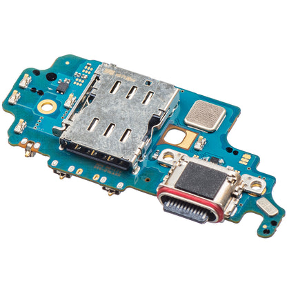 Samsung Galaxy S21 Ultra 5G G998, Swap GH96-14064A SIM-leesmodule - Microfoon - Oplaadconnector bord met SIM-leesmodule Samsung Galaxy S21 Ultra 5G G998, Swap GH96-14064A