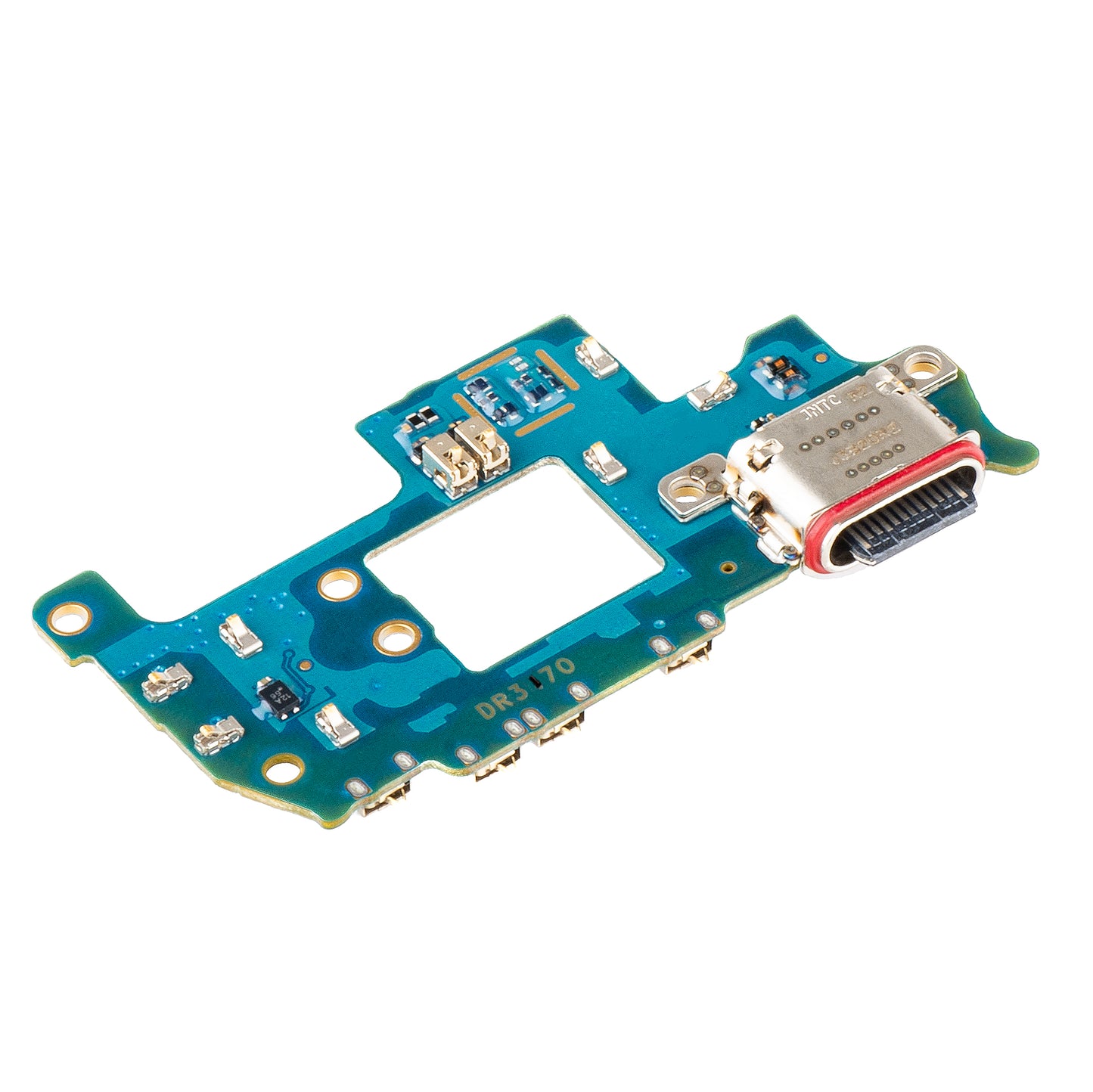 Samsung Galaxy S23 FE S711, Swap GH96-16217A - Microfoon opladen Connector Plate met Swap GH96-16217A 