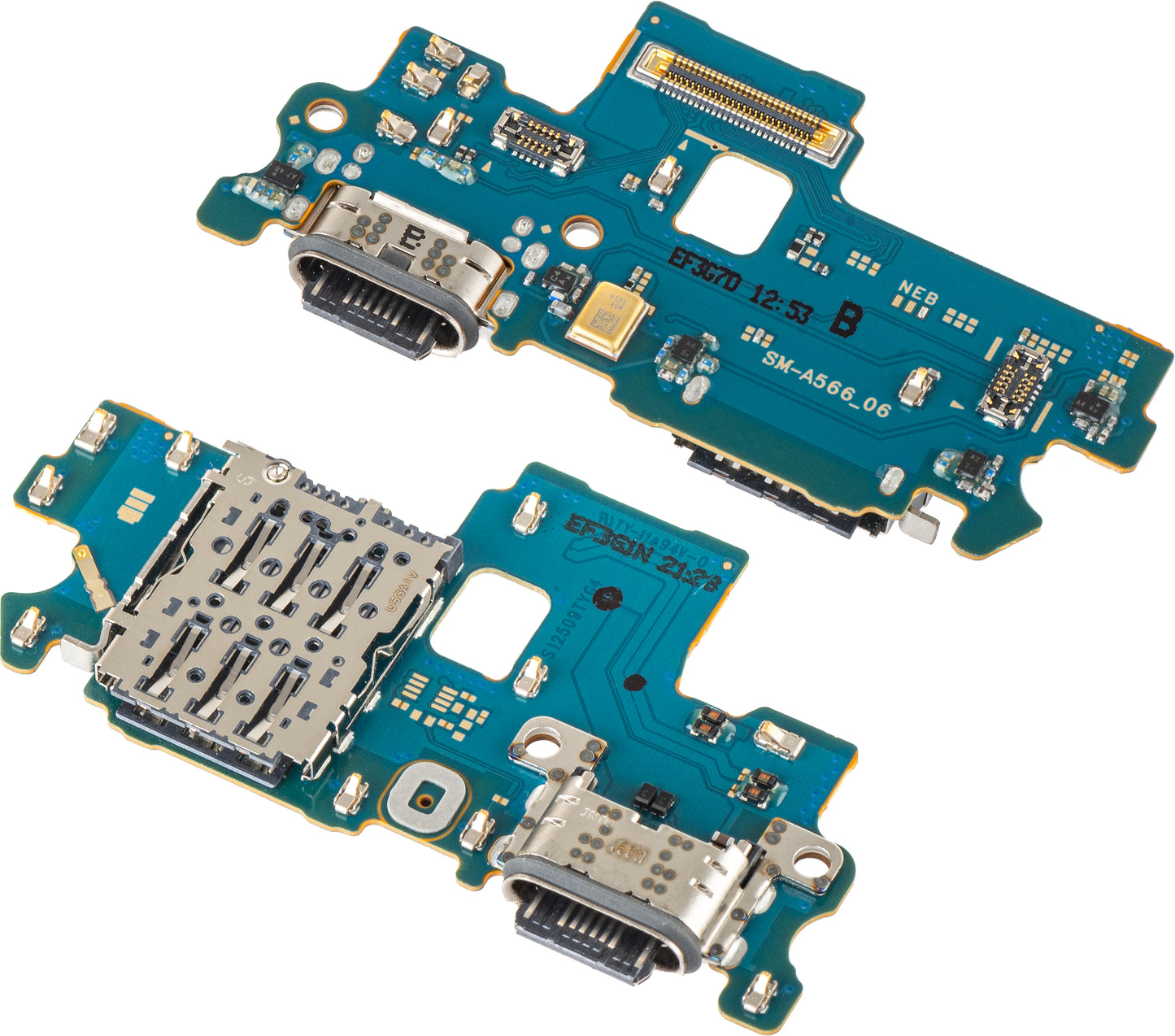 Laadconnector - Microfoon - SIM-kaartlezer Module Samsung Galaxy A56 A566, Service Pack GH96-19091A