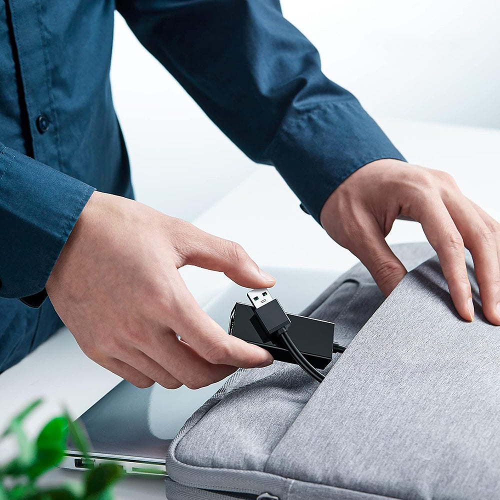 Netwerkkaart Techsuit AC19, RJ45, USB, Zwart