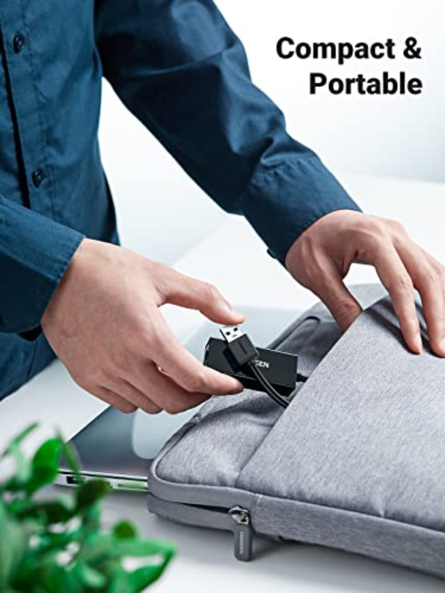 Carte réseau UGREEN CR111, RJ45, USB 3.0, Blanc