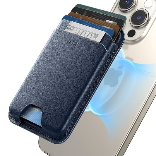 Portefeuille MagSafe, ESR, Boost, Bleu Marine
