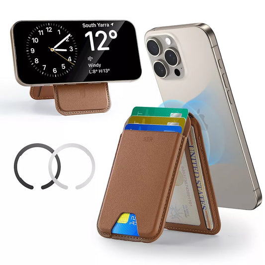 Magsafe Portemonnee, ESR, Classic, Bruin