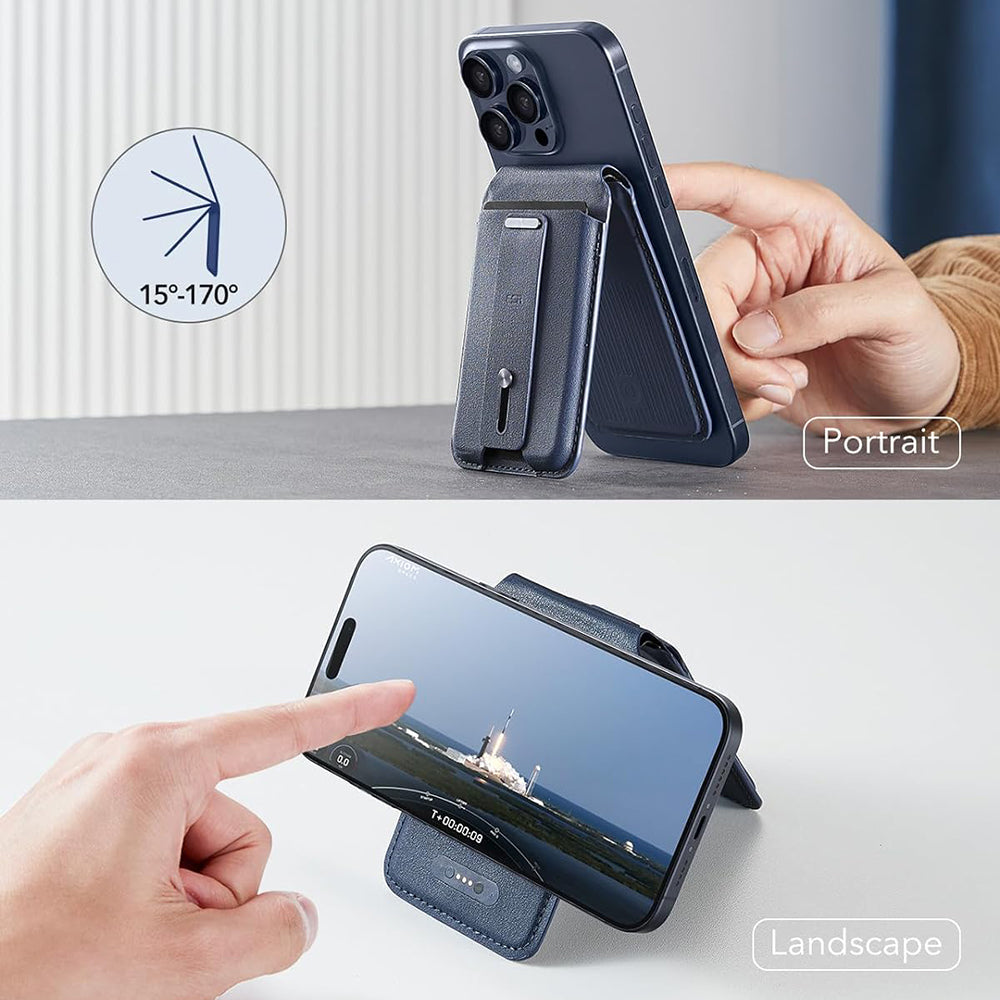 Magsafe portemonnee, ESR, Find my Wallet, Marineblauw