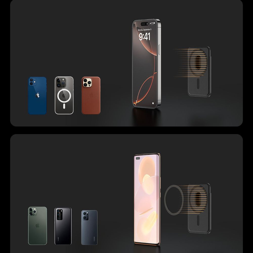 MagSafe Geldbörse, McDodo, WH-7920 Napa, Schwarz