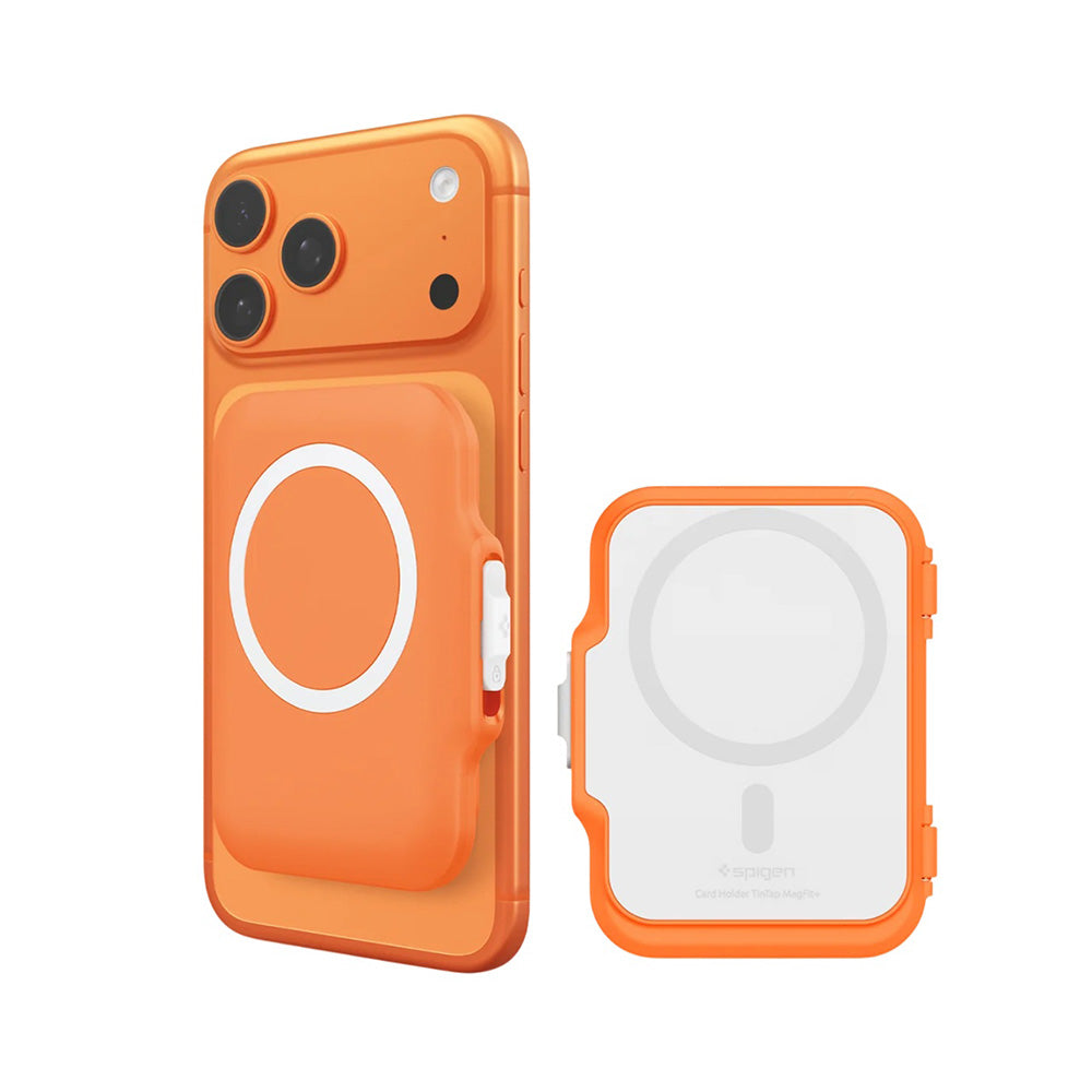 MagSafe Geldbörse, Spigen, TinTap MagFit+, Orange AFA11380