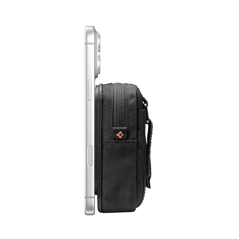 MagSafe Geldbörse, Spigen, TinTap ZIP MagFit 2, Schwarz AFA11564