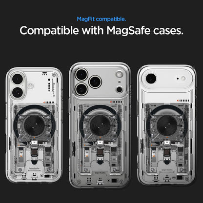 MagSafe-portemonnee, Spigen, Ultra Hybrid Zero One, Transparant AFA11403