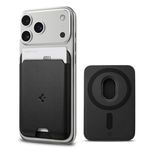 MagSafe Wallet, Spigen, Valentinus MagFit 2 Cards, Black AMP02284